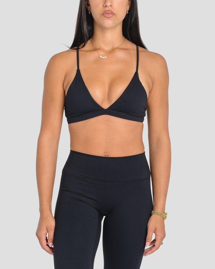 AVARI CROP - BLACK