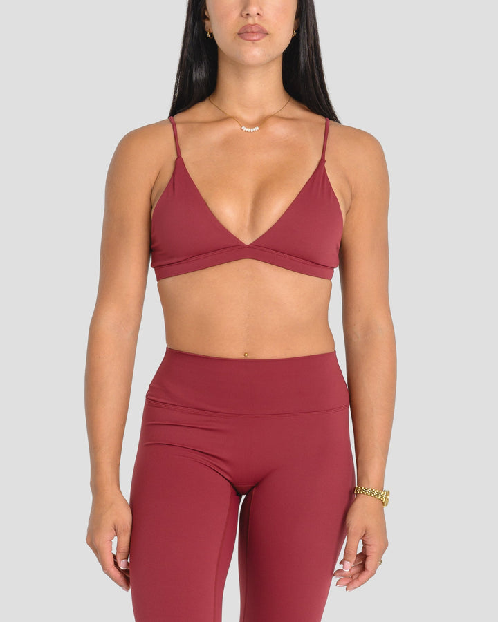 AVARI CROP - BURGUNDY
