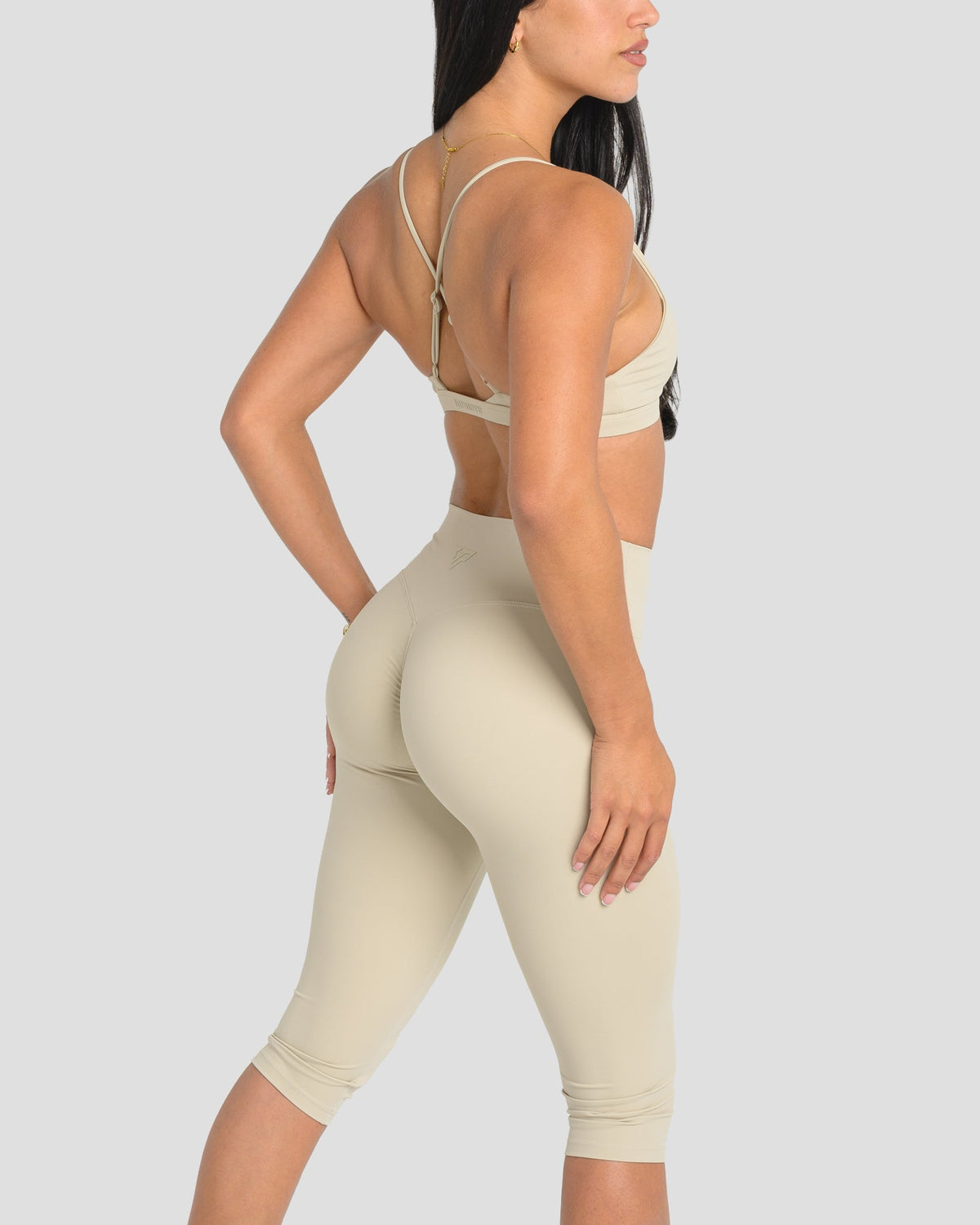 AVARI CROP - FEATHER GREY
