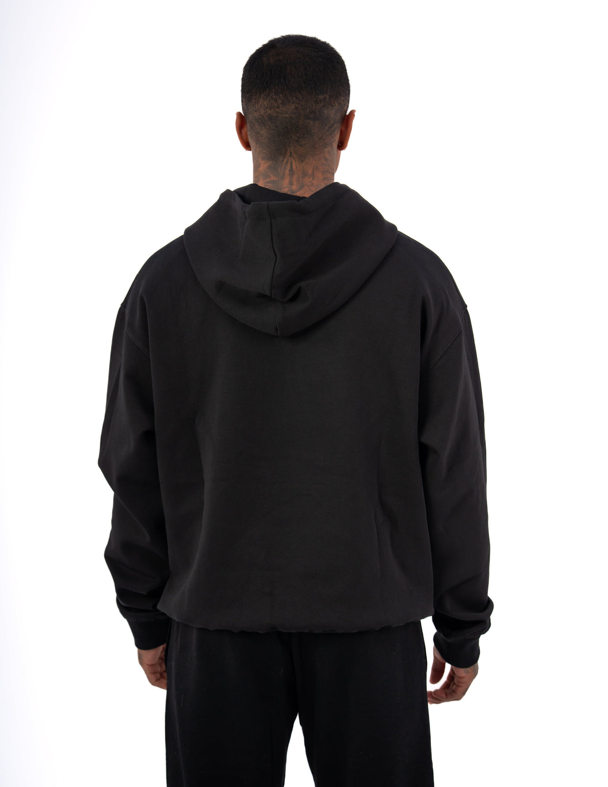 KTP MEN'S EMBOSSED HOODIES - BLACK