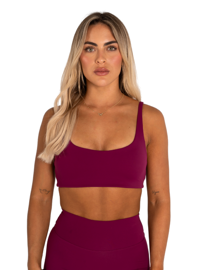 SLEEK BRA - BERRY