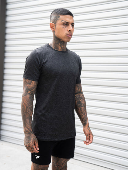 KTP PERFORMANCE DRY-FIT TEE - DUSTY BLACK