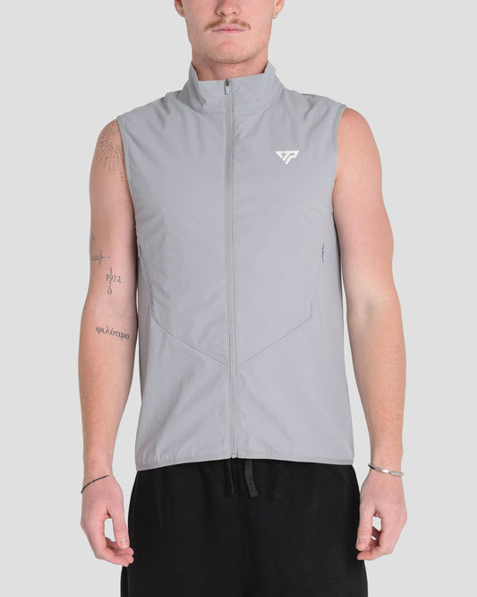 KTP APEX ZIP VEST - LIGHT GREY