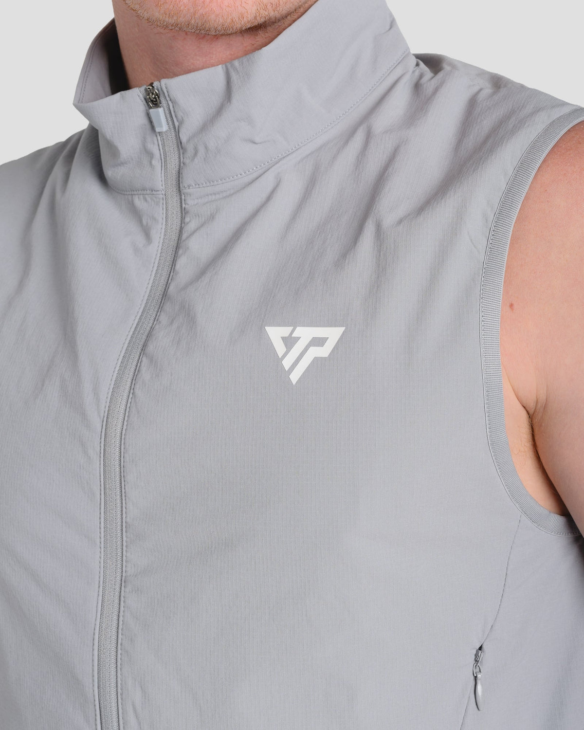 KTP APEX ZIP VEST - LIGHT GREY