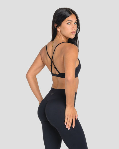 AVARI CROP - BLACK