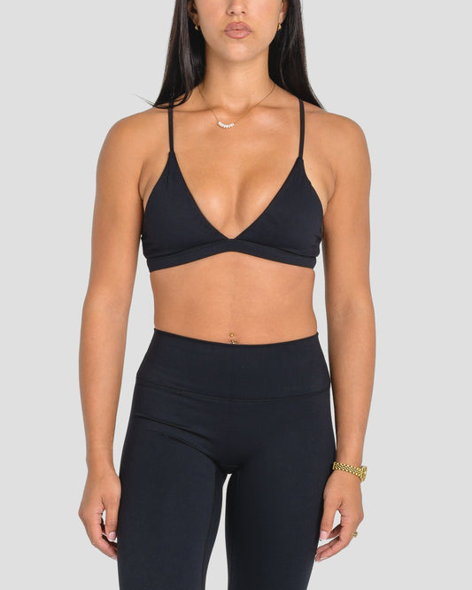 AVARI CROP - BLACK