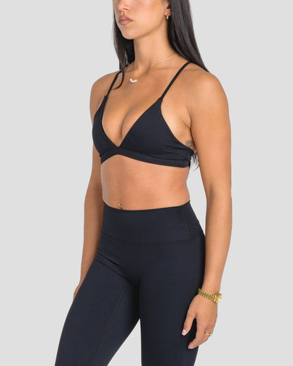 AVARI CROP - BLACK