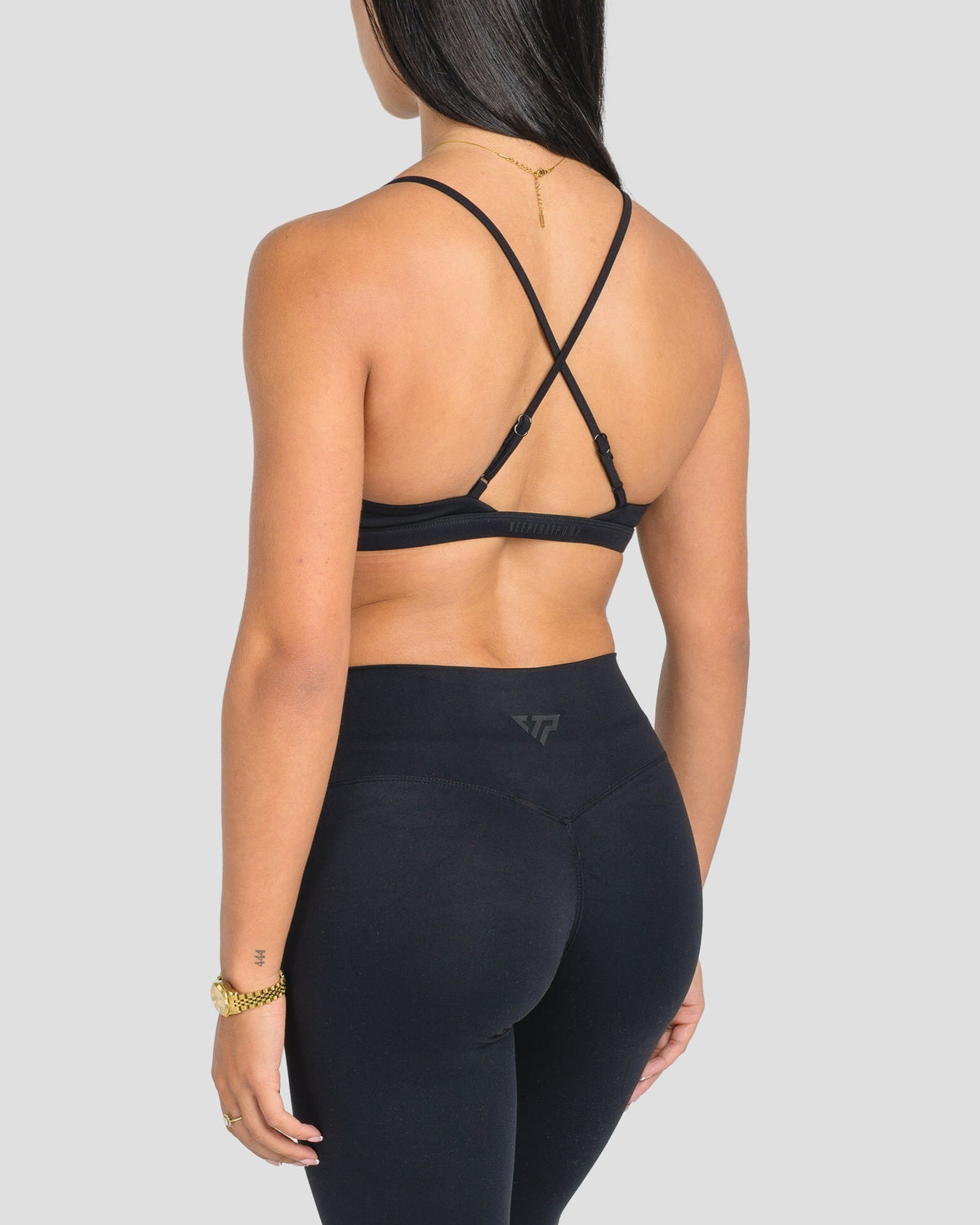 AVARI CROP - BLACK