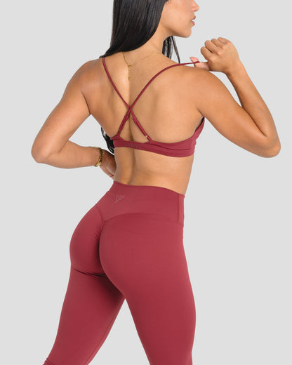 AVARI CROP - BURGUNDY