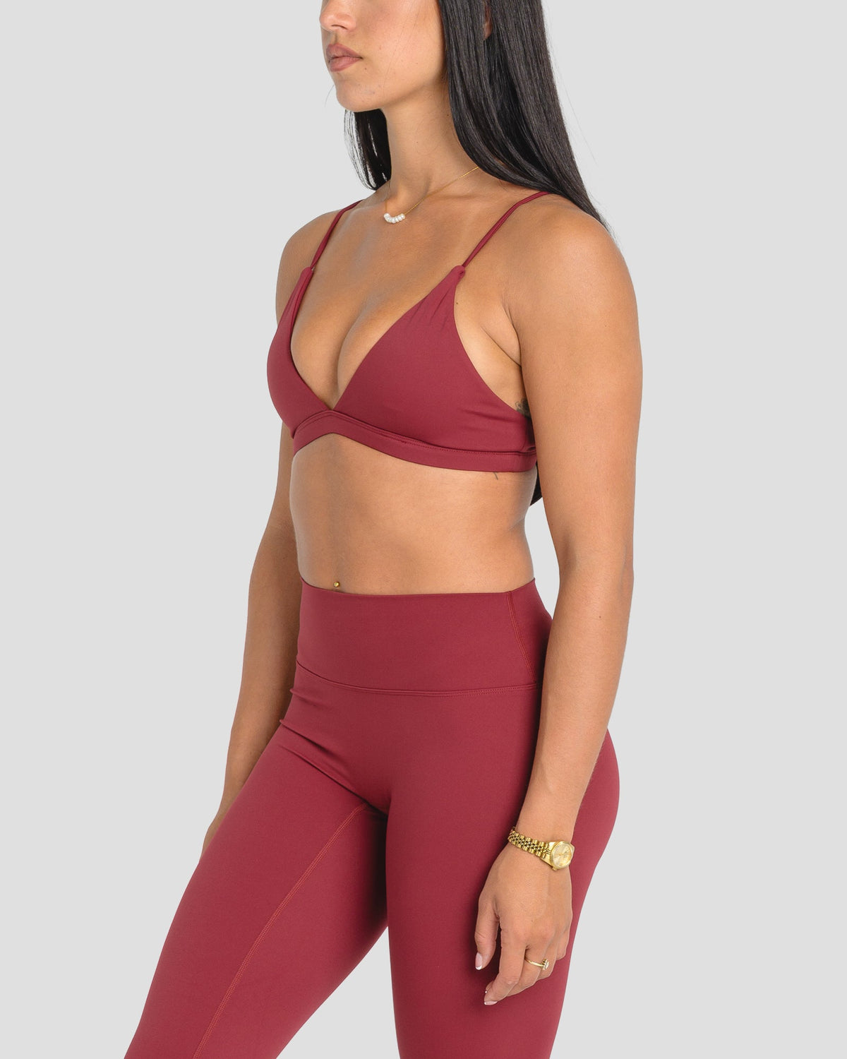 AVARI CROP - BURGUNDY