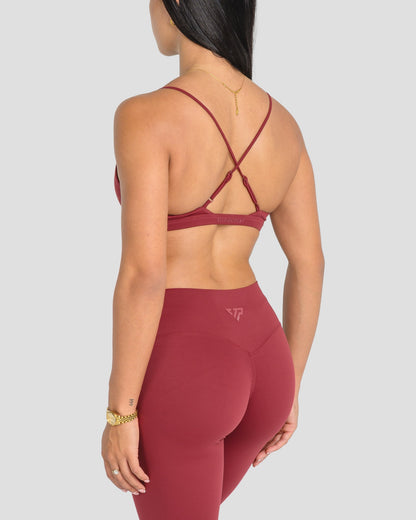 AVARI CROP - BURGUNDY