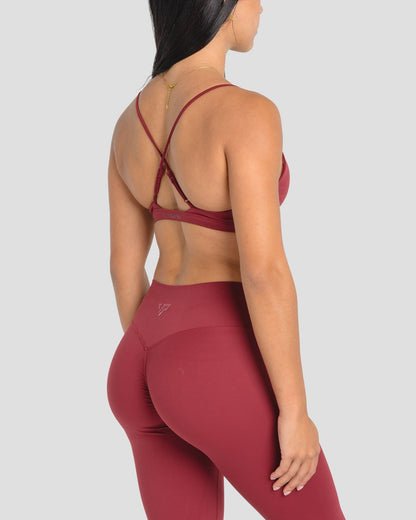 AVARI CROP - BURGUNDY