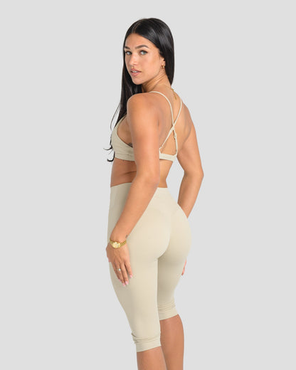 AVARI CROP - FEATHER GREY