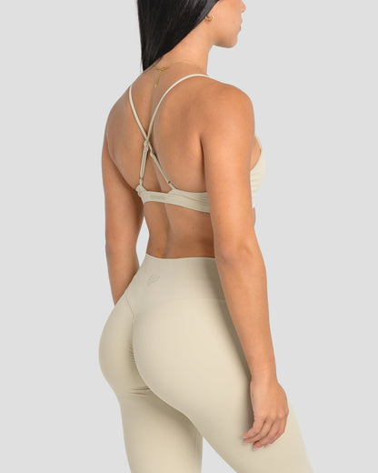 AVARI CROP - FEATHER GREY