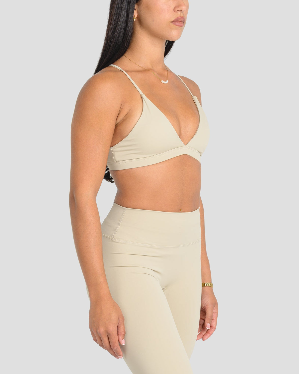 AVARI CROP - FEATHER GREY