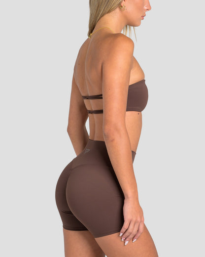 CIARA CROSSOVER BANDEAU - ESPRESSO