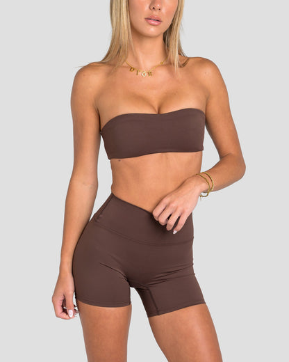 CIARA CROSSOVER BANDEAU - ESPRESSO