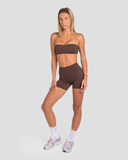 CIARA CROSSOVER BANDEAU - ESPRESSO