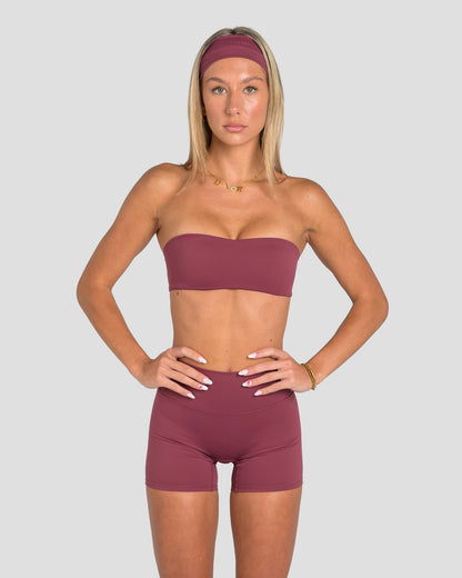 CIARA CROSSOVER BANDEAU - GRAPE