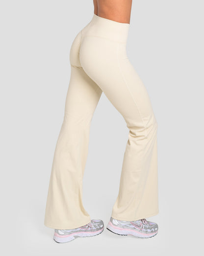 CIARA FLARED PANTS- OAT