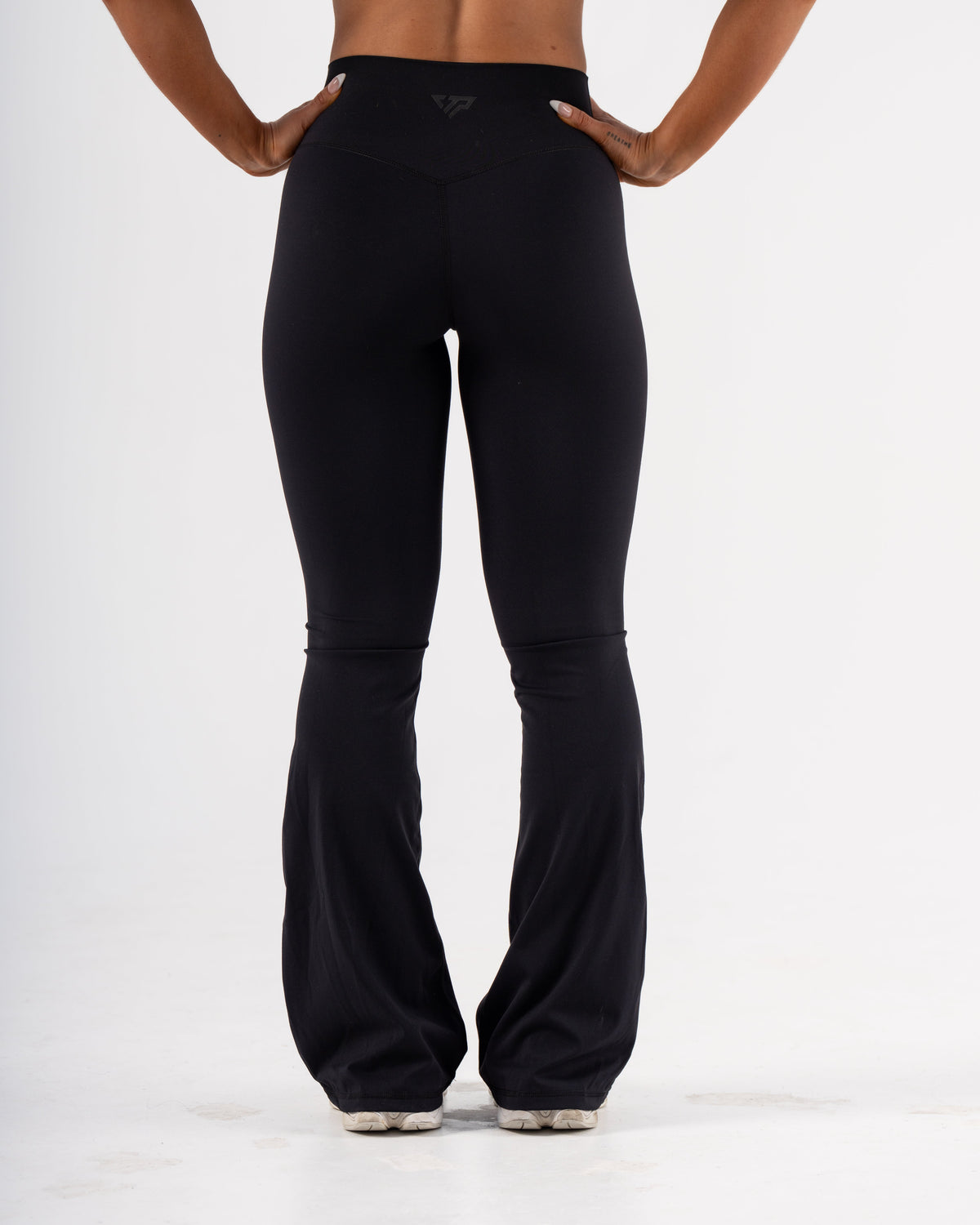 SIGNATURE FLARE PANTS LONG LENGTH - BLACK