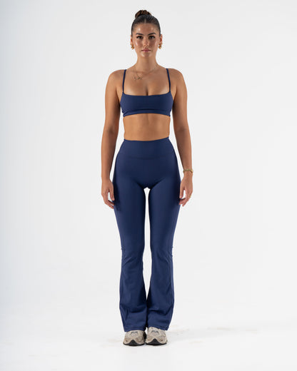 SIGNATURE FLARE PANTS LONG LENGTH - NAVY