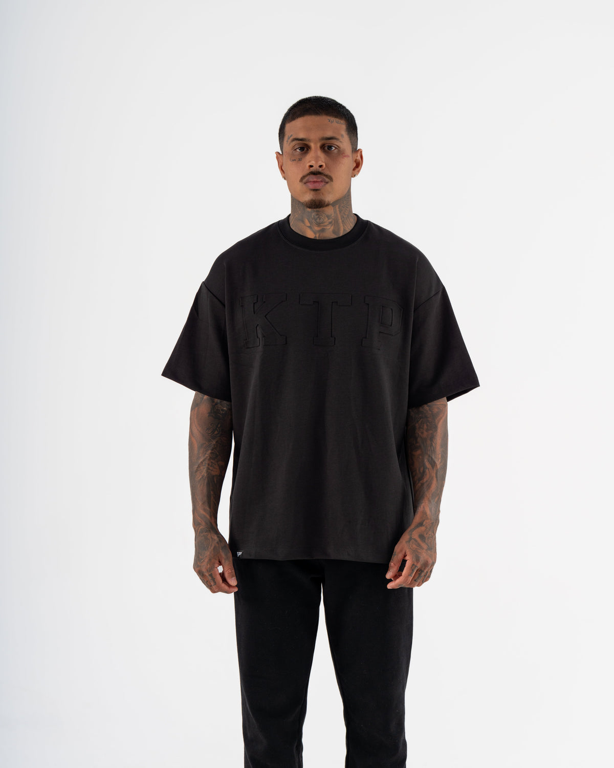 EMBOSSED KTP TEE 2 - BLACK
