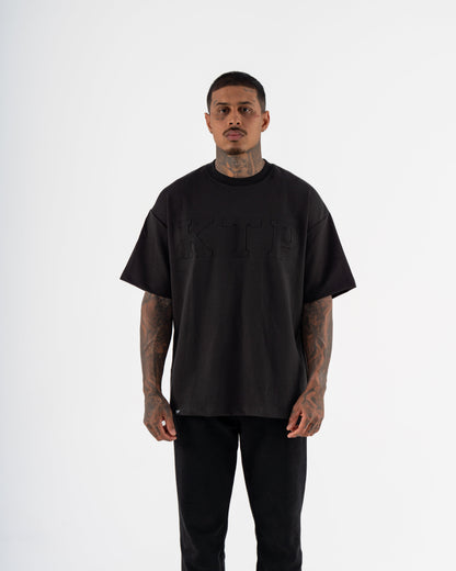 EMBOSSED KTP TEE 2 - BLACK