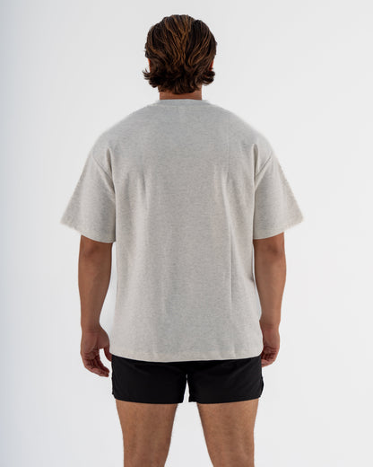 EMBOSSED KTP TEE 2 - MARLE GREY