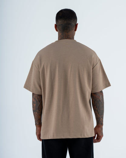 EMBOSSED KTP TEE 2 - BEIGE