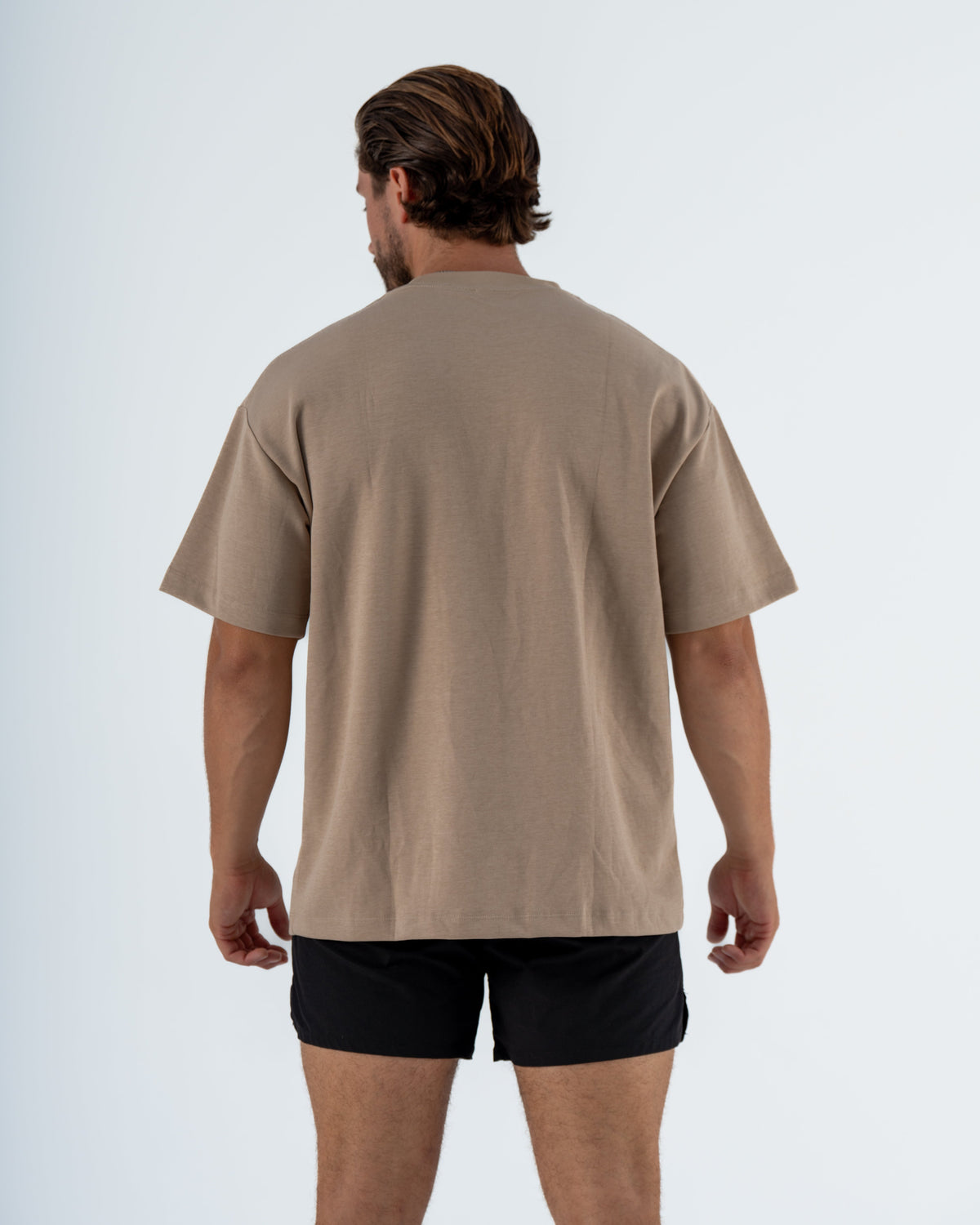KTP MEN'S EMBOSSED TEE - BEIGE