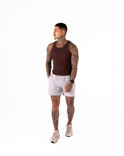 MEN'S KTP RIBBED TANK - ESPRESSO
