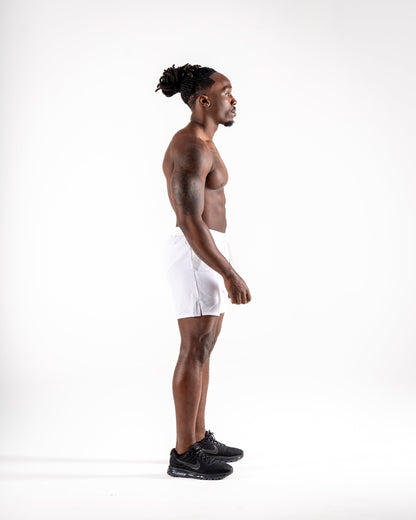 KTP TRAINING SHORTS - WHITE