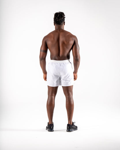 KTP TRAINING SHORTS - WHITE