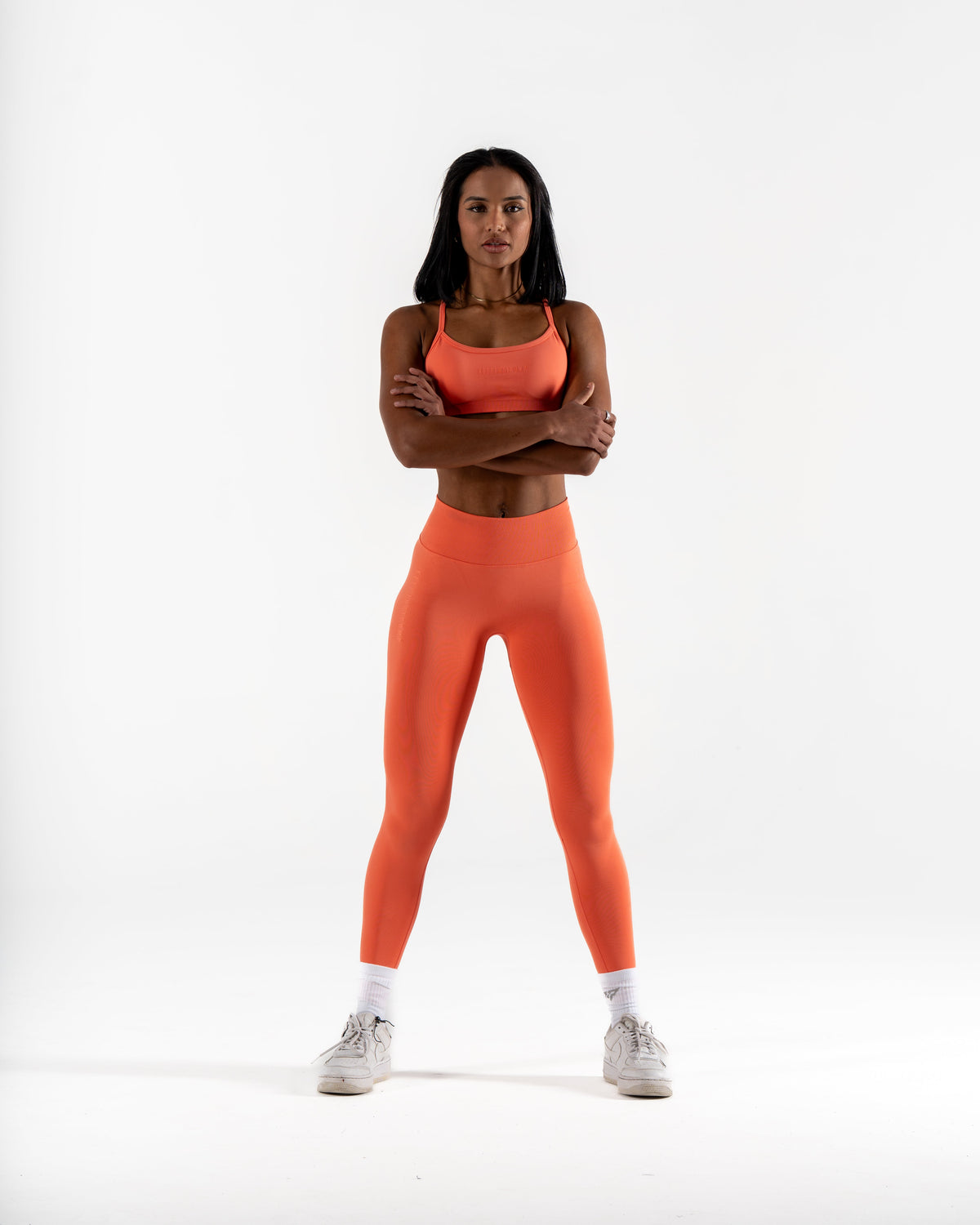 LJ V-BACK SCRUNCH LEGGING - TAHITI ORANGE