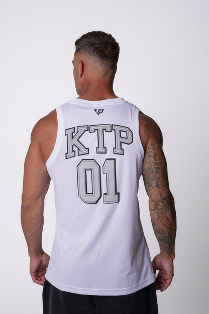BASKETBALL TANK - WHITE