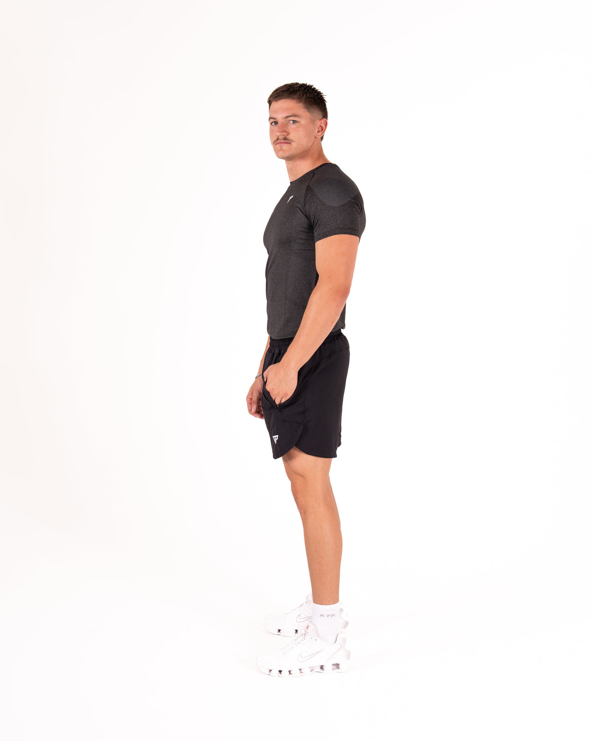 KTP MEN'S ULTRA FIT TEE - BLACK