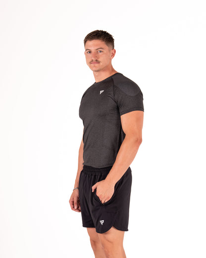 KTP MEN'S ULTRA FIT TEE - BLACK