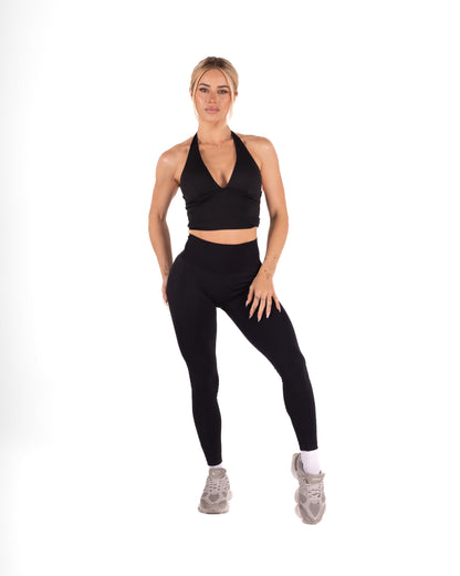 RECOIL HIGH WAIST SCRUNCH LEGGING - BLACK