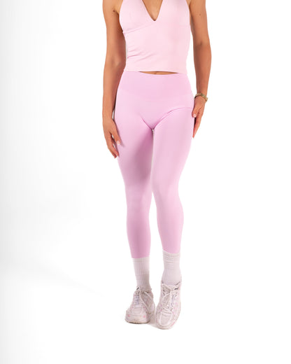 RECOIL HIGH WAIST SCRUNCH LEGGING - LIGHT PINK