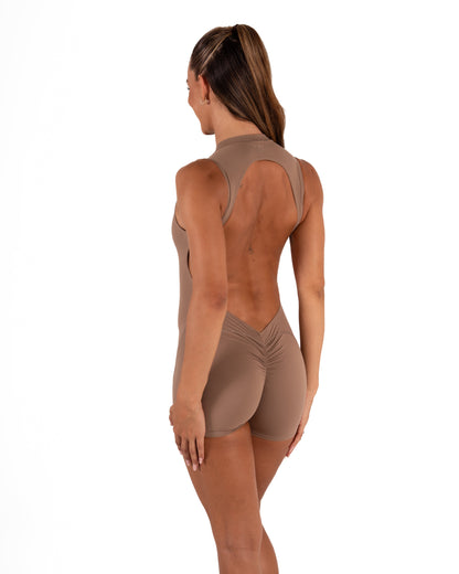 SIERRA JUMPSUIT - COFFEE