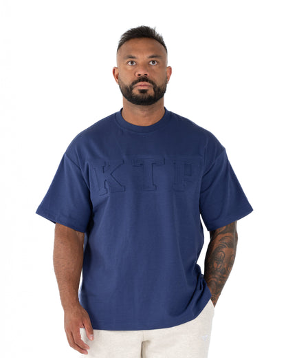 EMBOSSED KTP TEE 2 - NAVY