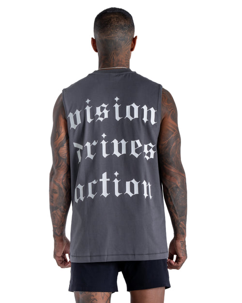 KTP MEN'S VDA TANK - CHARCOAL