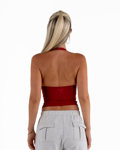 KAYLA TANK TOP - DARK RED