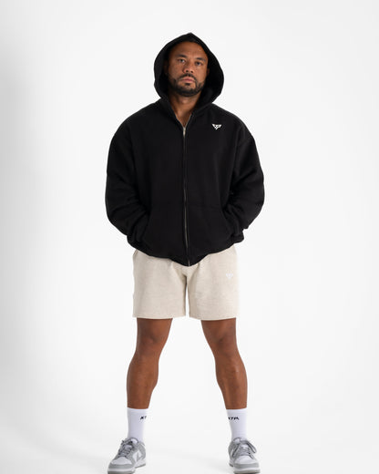 MEN'S VDA ZIP HOODIE - BLACK