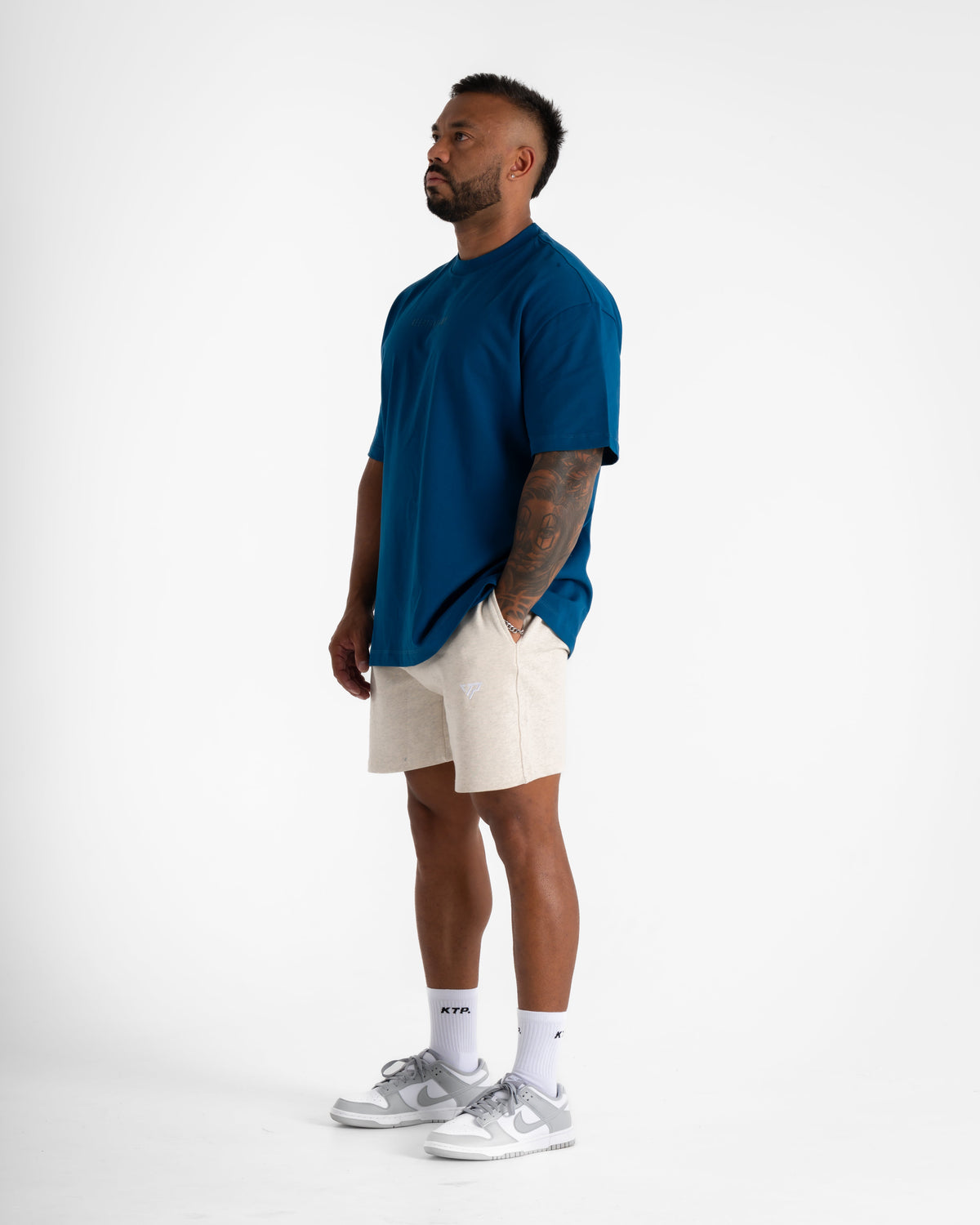 PUMP SERIES 1 OVERSIZED T SHIRTS - SEA BLUE
