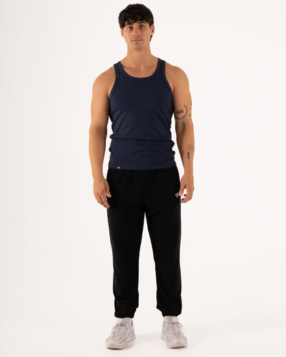 MEN'S KTP RIBBED TANK - NAVY