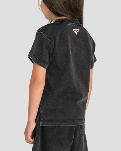 KIDS LIFT CLUB TEE - BABY PINK