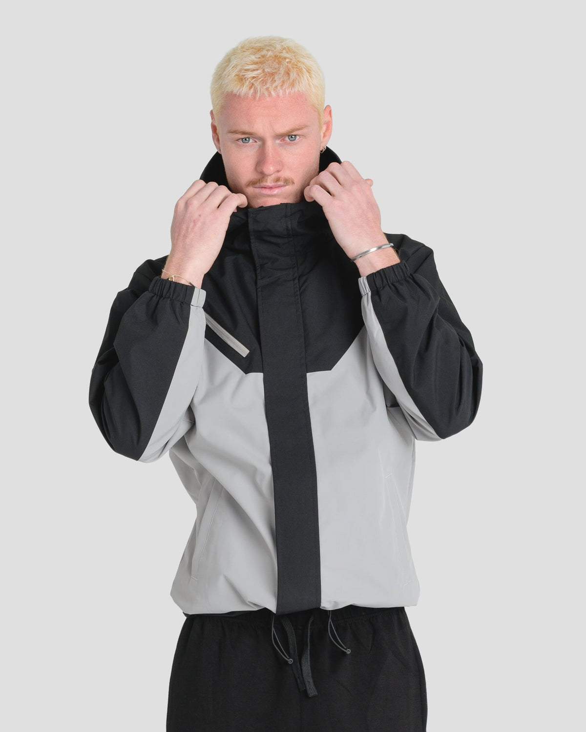 NORDIC SHELL JACKET - BLACK