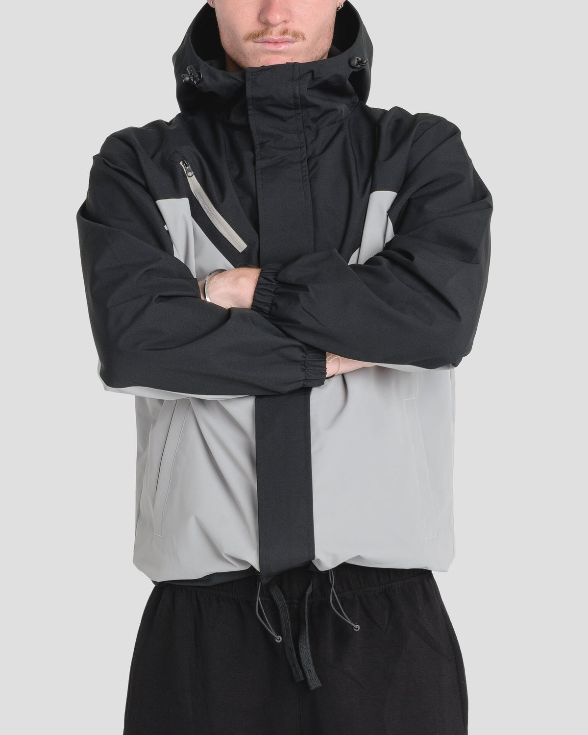 NORDIC SHELL JACKET - BLACK